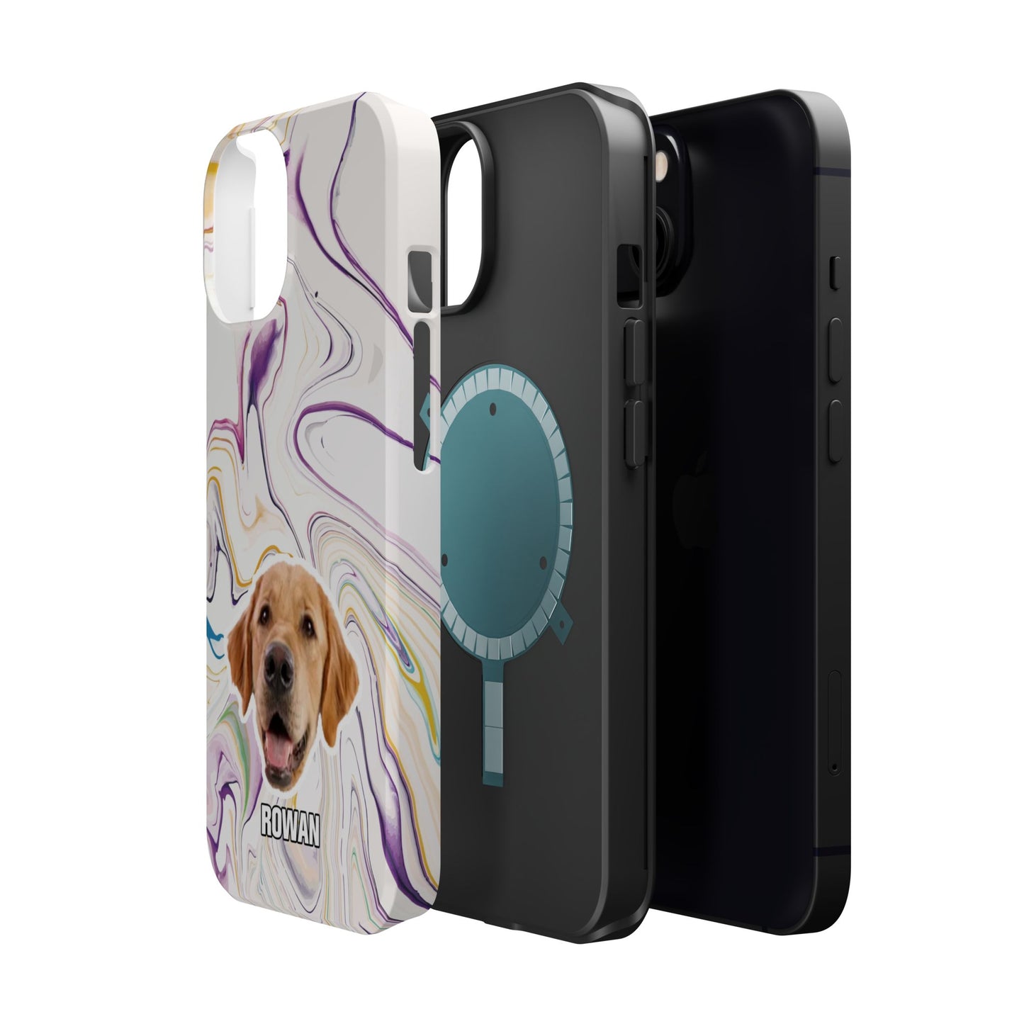 Marble Magnetic Impact-Resistant Cases