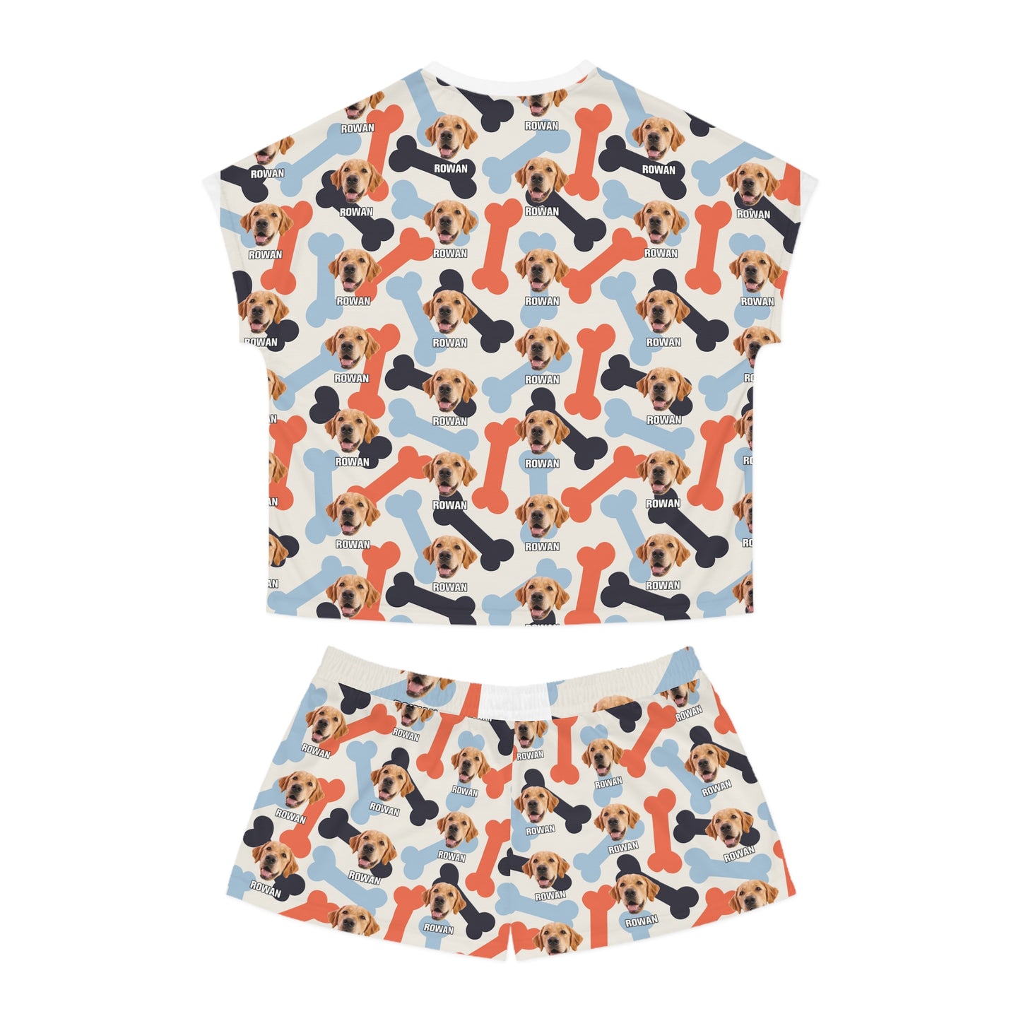 Pet Customization Women's Short Pajama Set