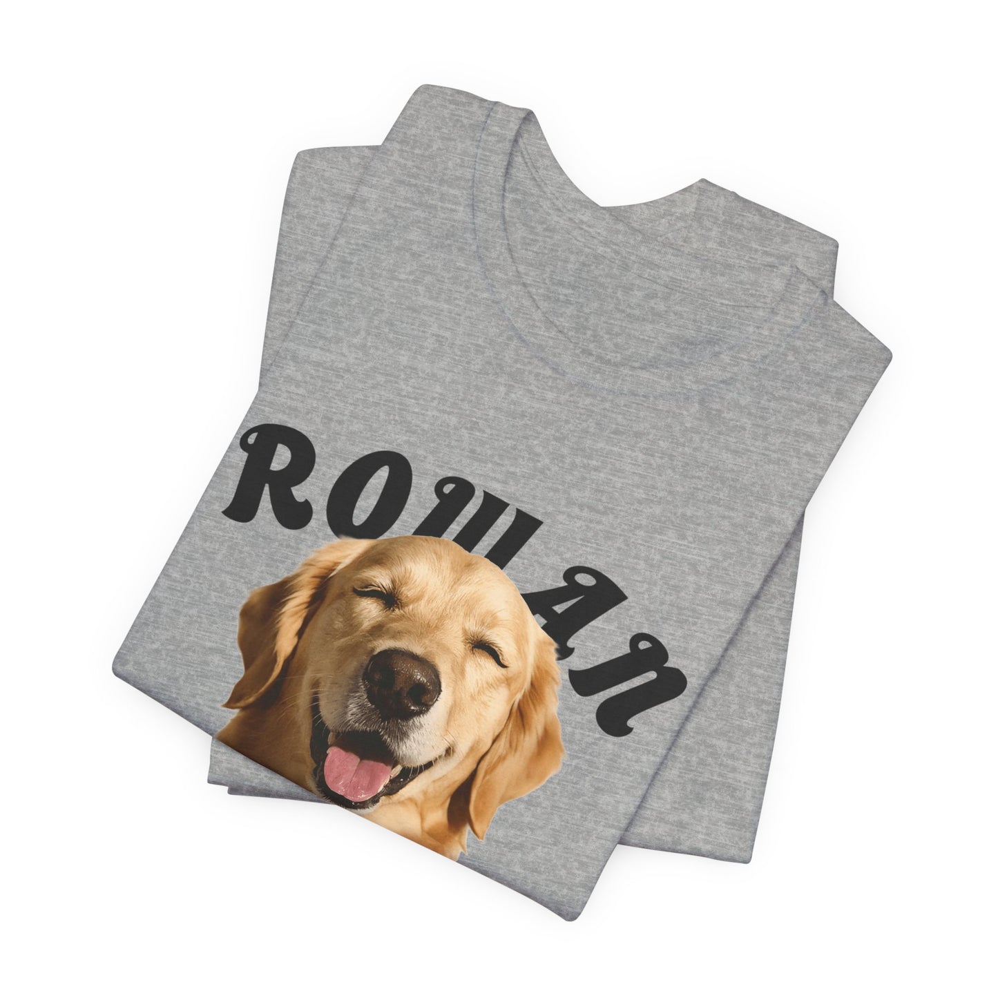 CUSTOM PERSONALIZED DOG PHOTO -DOG'S FAVORITE HUMAN SHIRT - PERSONALIZED PET T-SHIRT