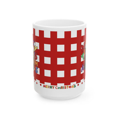 Christmas Custom Pet Portrait Cup