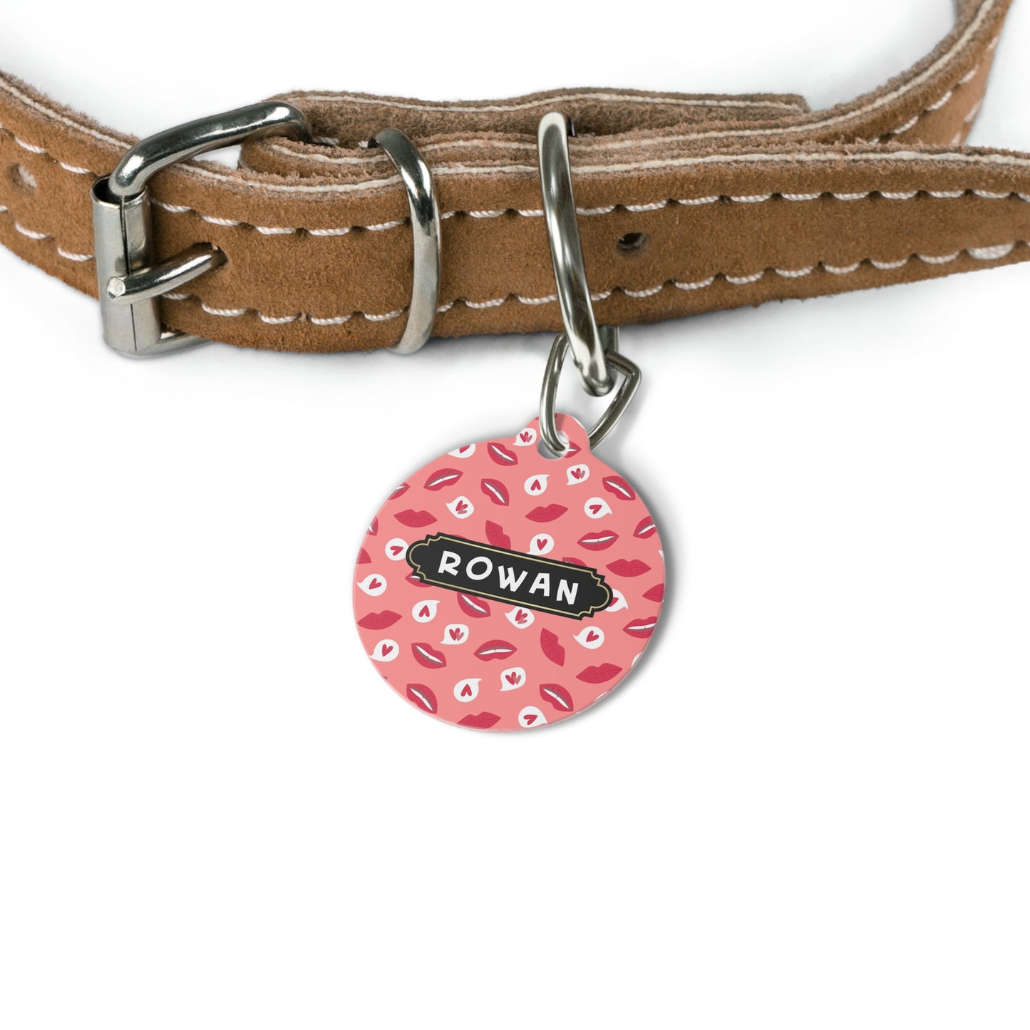 Thanksgiving Round pet tag