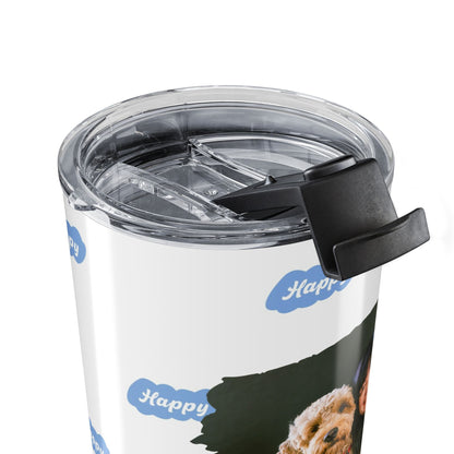 Custom Pet Portrait Tumbler 20oz