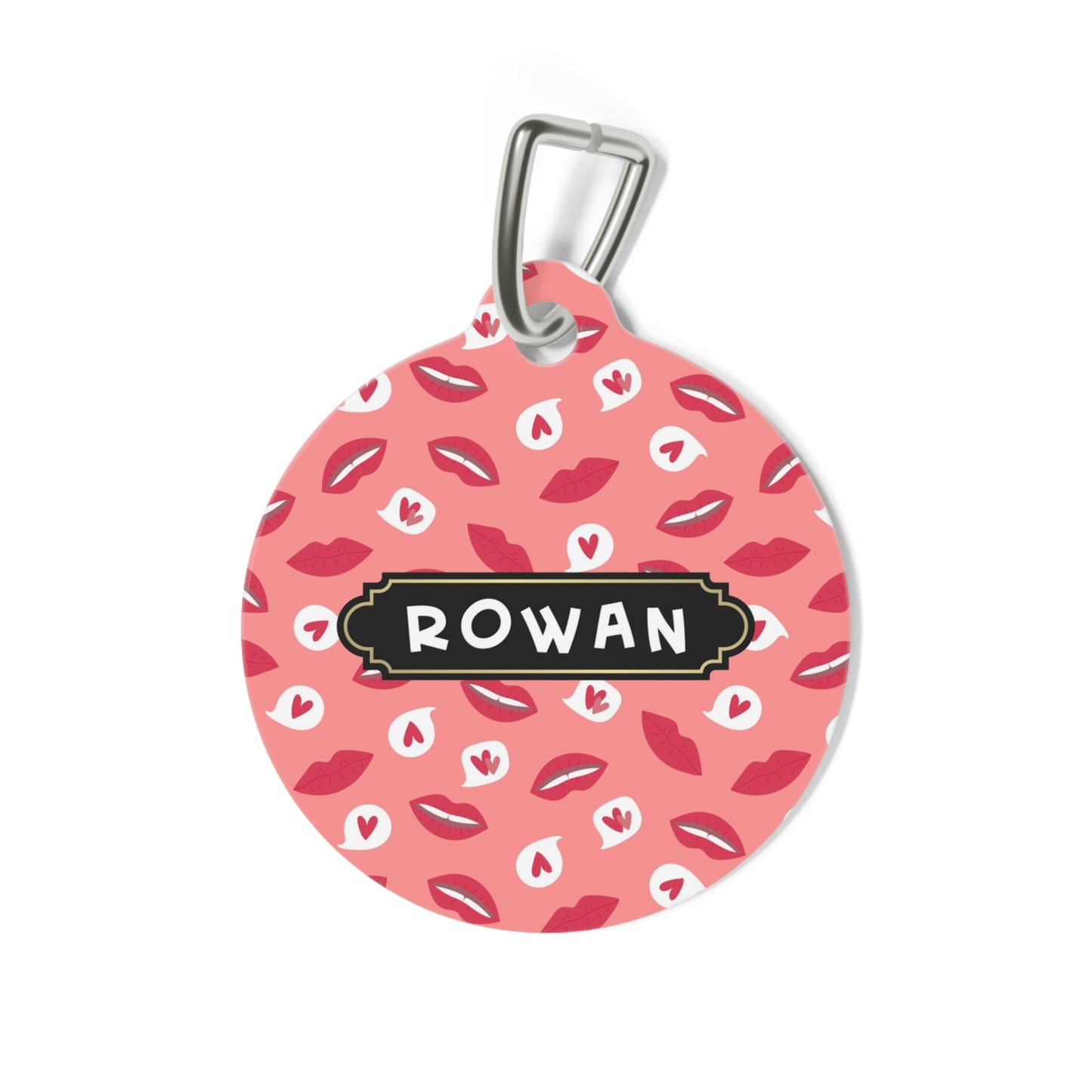 Thanksgiving Round pet tag