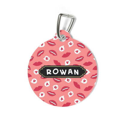 Thanksgiving Round pet tag