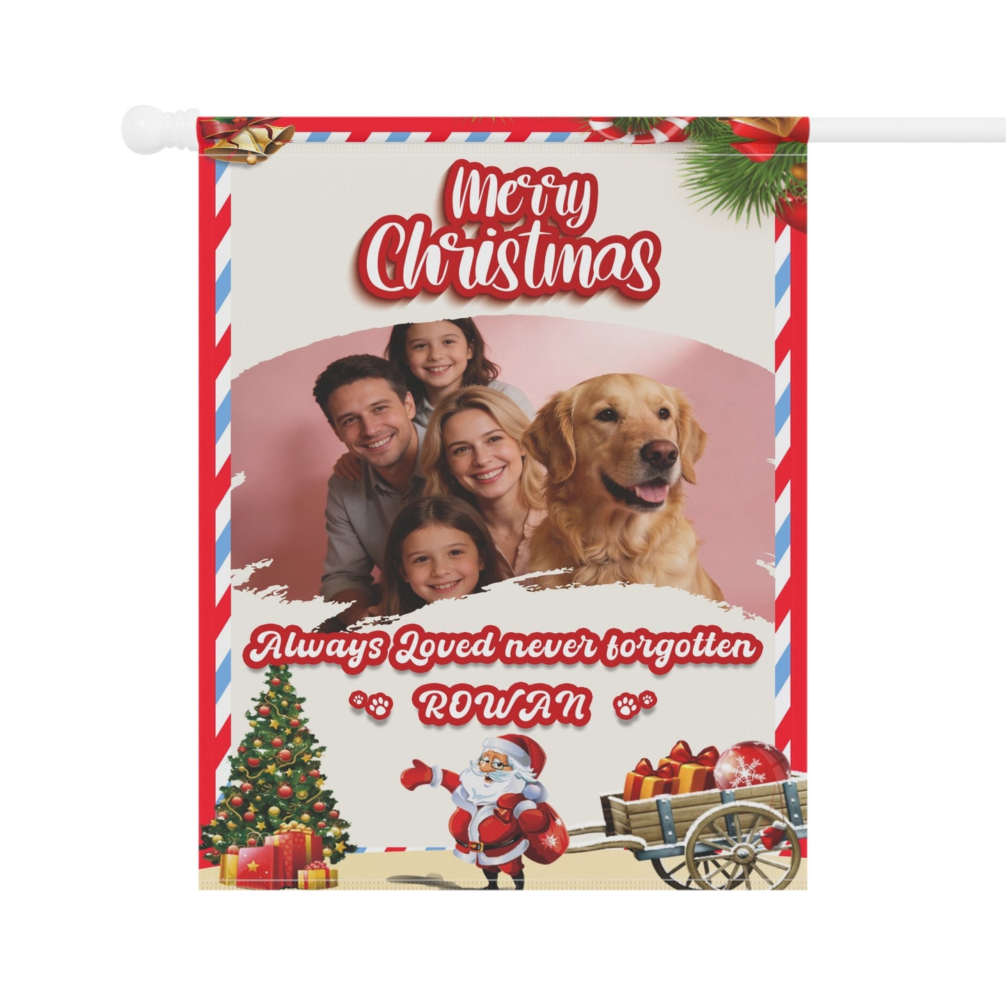 Christmas Garden & House Banner