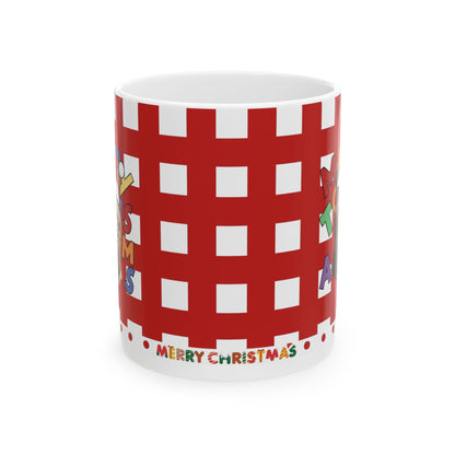 Christmas Custom Pet Portrait Cup