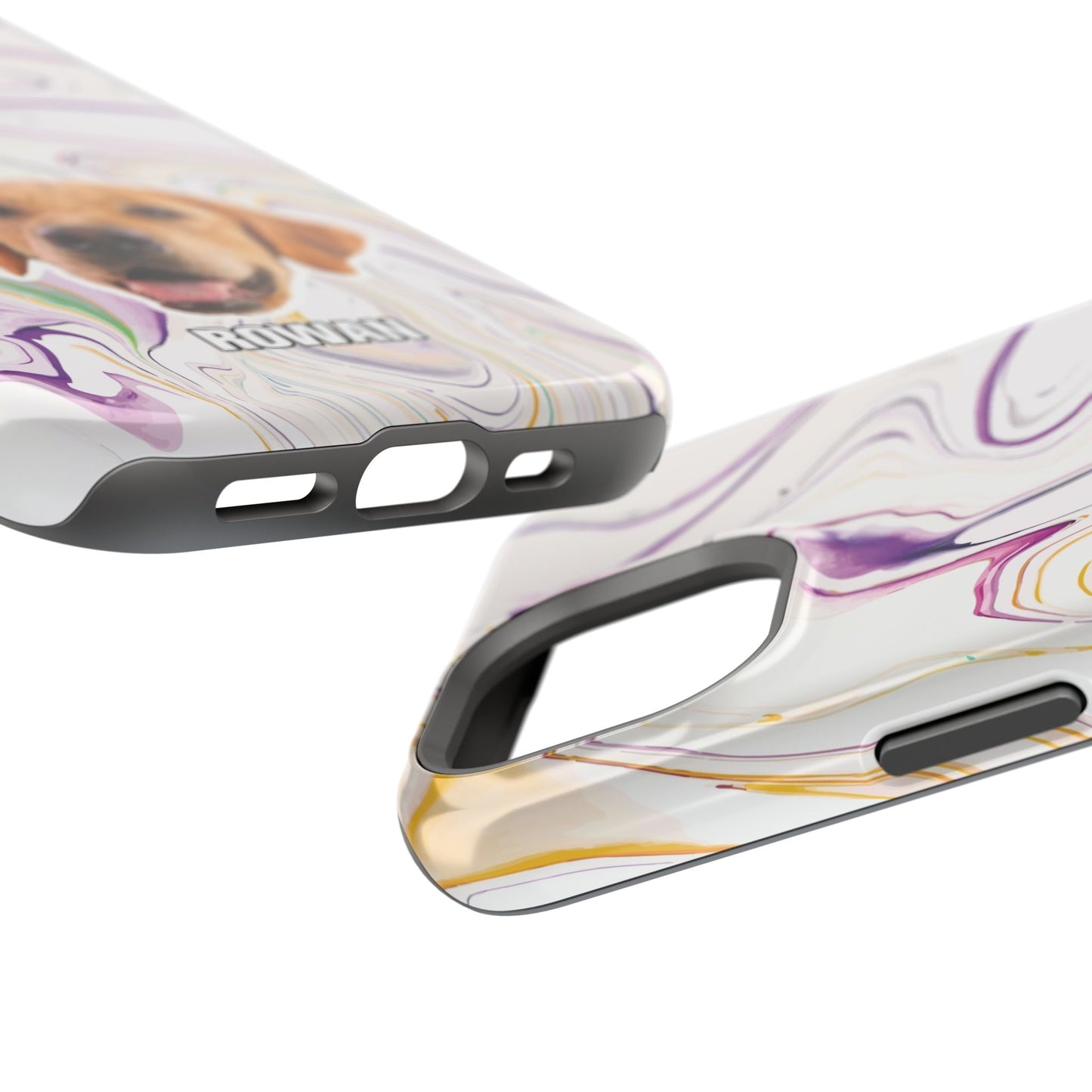 Marble Magnetic Impact-Resistant Cases