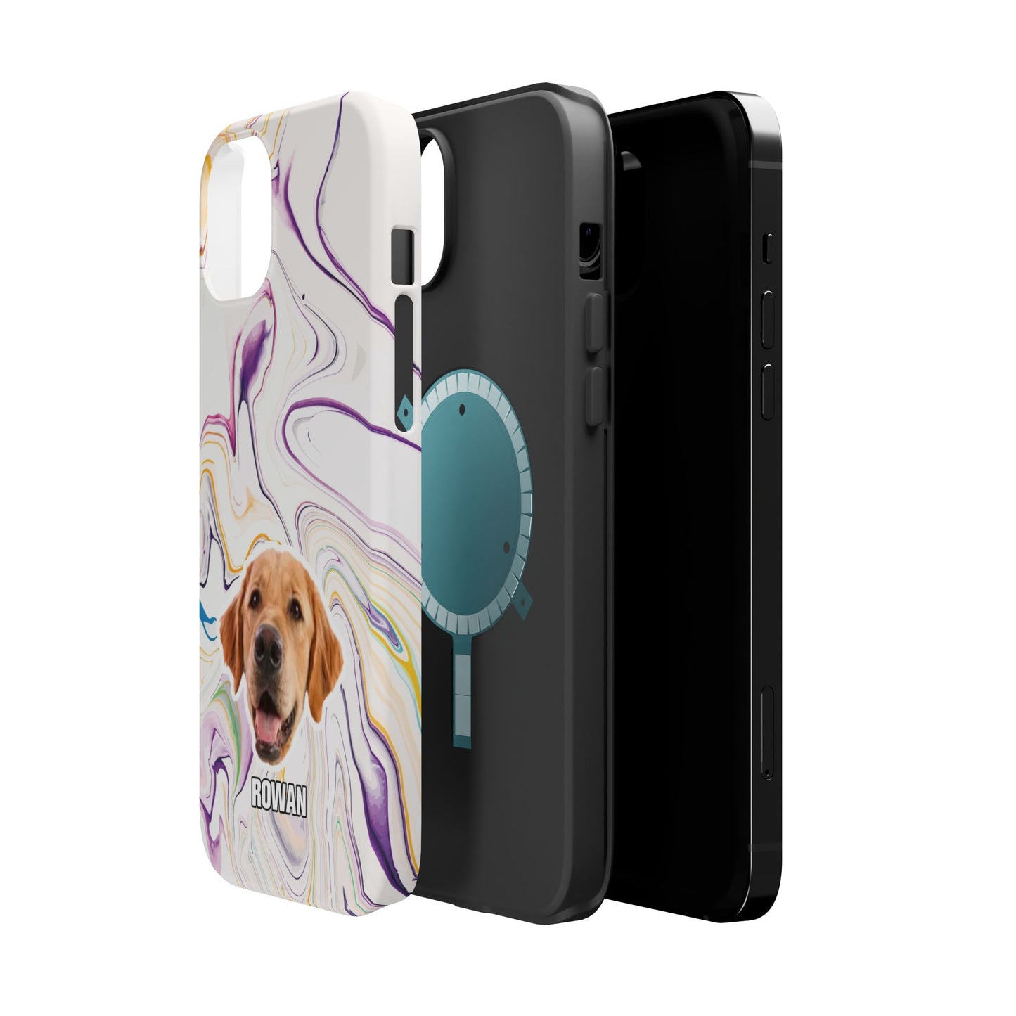 Marble Magnetic Impact-Resistant Cases