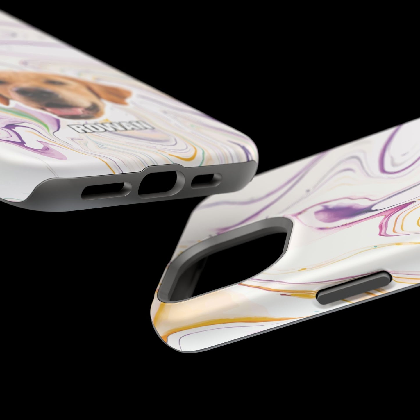 Marble Magnetic Impact-Resistant Cases