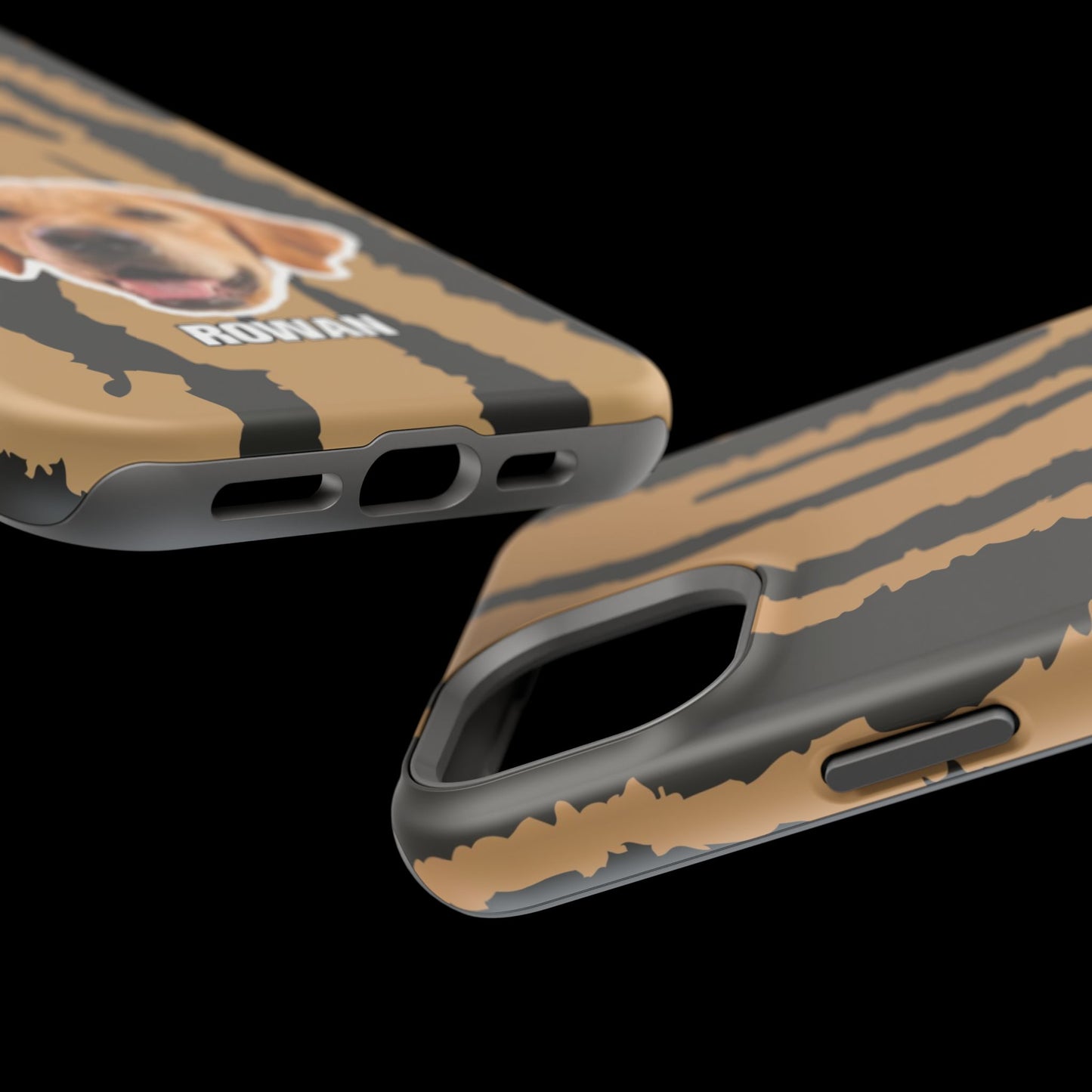 Animal texture Magnetic Impact-Resistant Cases