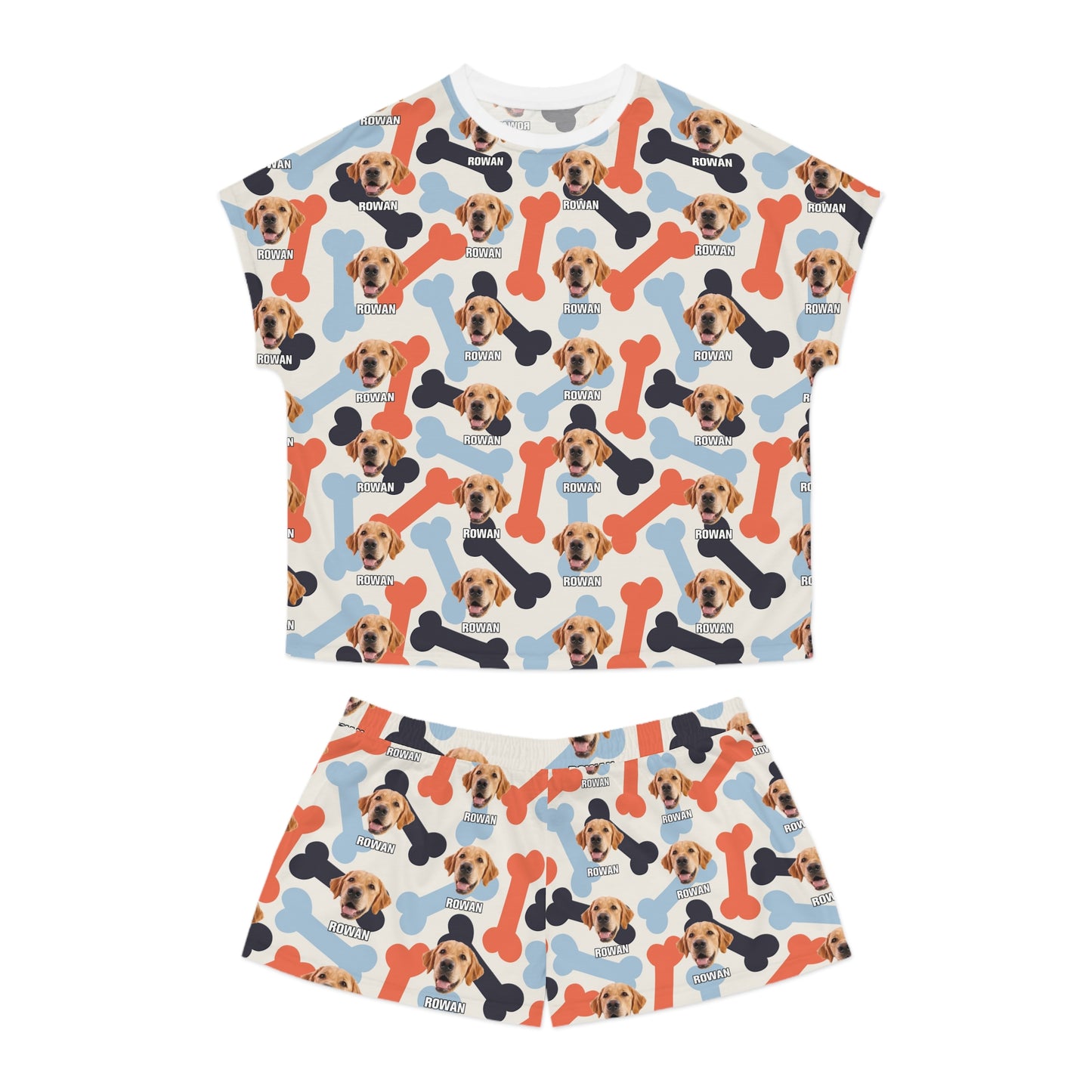 Pet Customization Women's Short Pajama Set