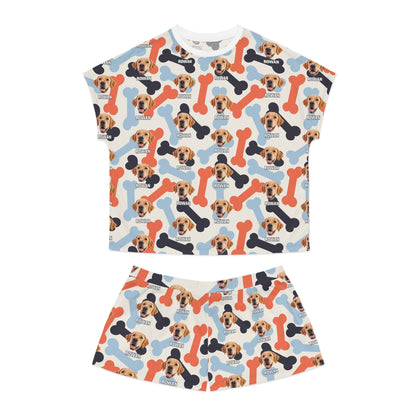 Pet Customization Women's Short Pajama Set