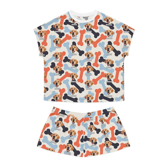 Pet Customization Women's Short Pajama Set